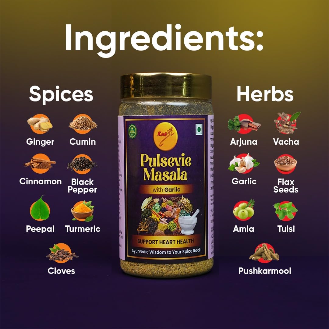 Pulsevie Masala with Garlic