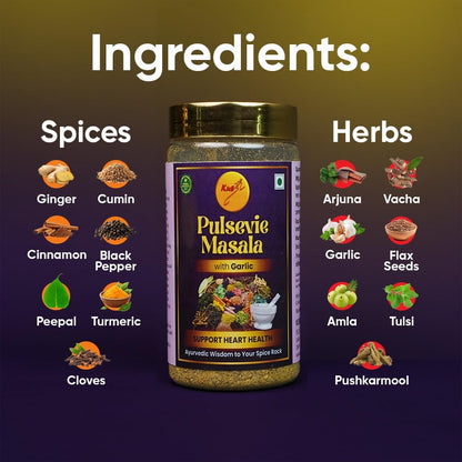 Pulsevie Masala with Garlic